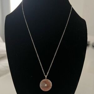 Michael Kors Stainless Steel Pendant Necklace